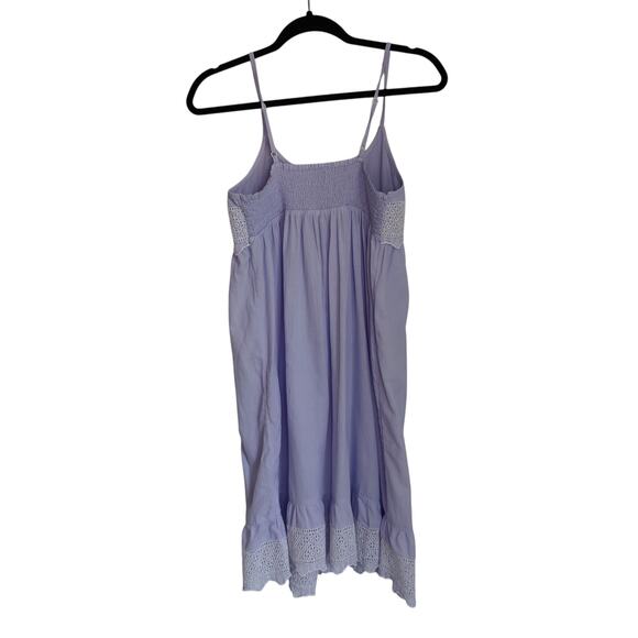 The Prairie Rachel Ashwell Women's Sz S Blue Eyelet Lace Dress Nightgown Cottage - Picture 5 of 5